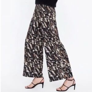 Zara Wide Leg Palazzo Pants Small